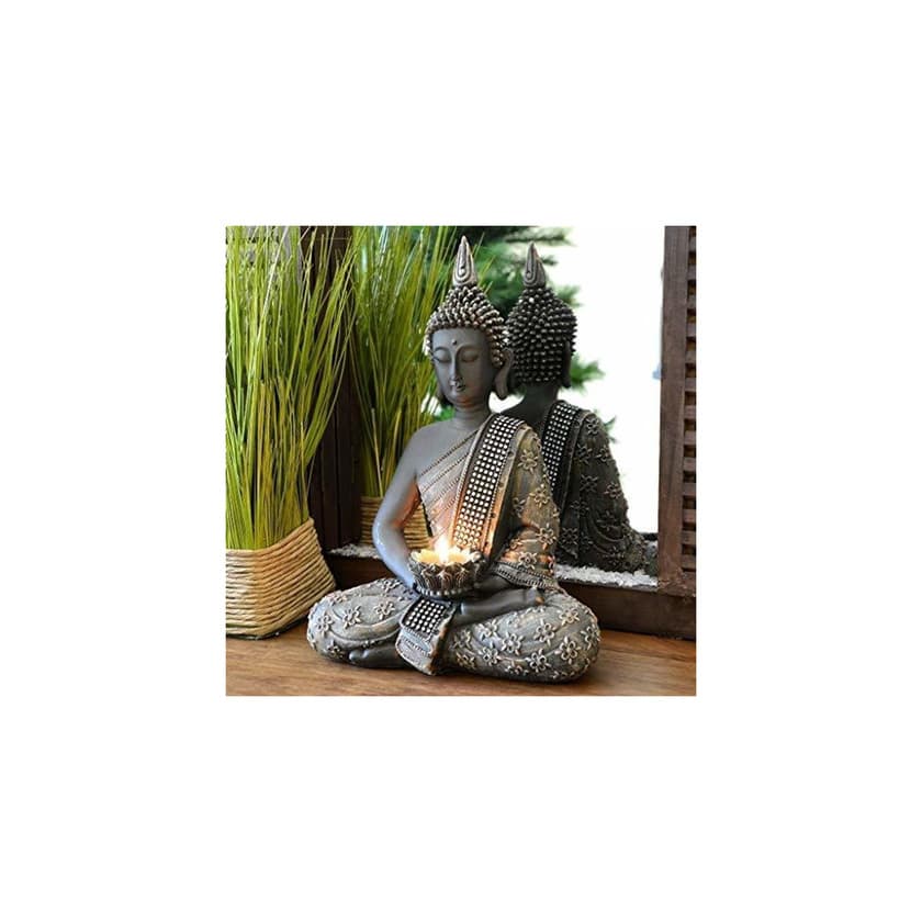 Home INtrenDU - Figura decorativa con diseño de Buda chino de 31 cm. con