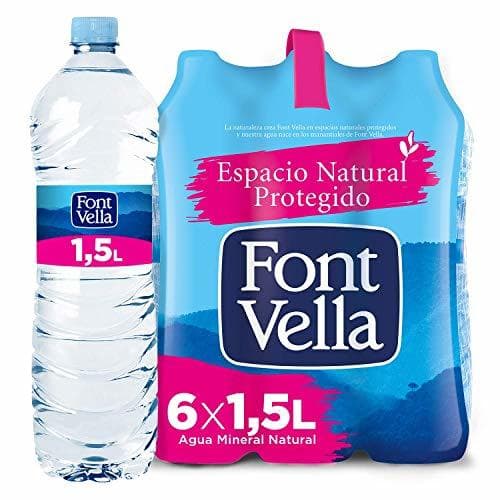 Product Font Vella Agua Mineral Natural - Pack 6 x 1