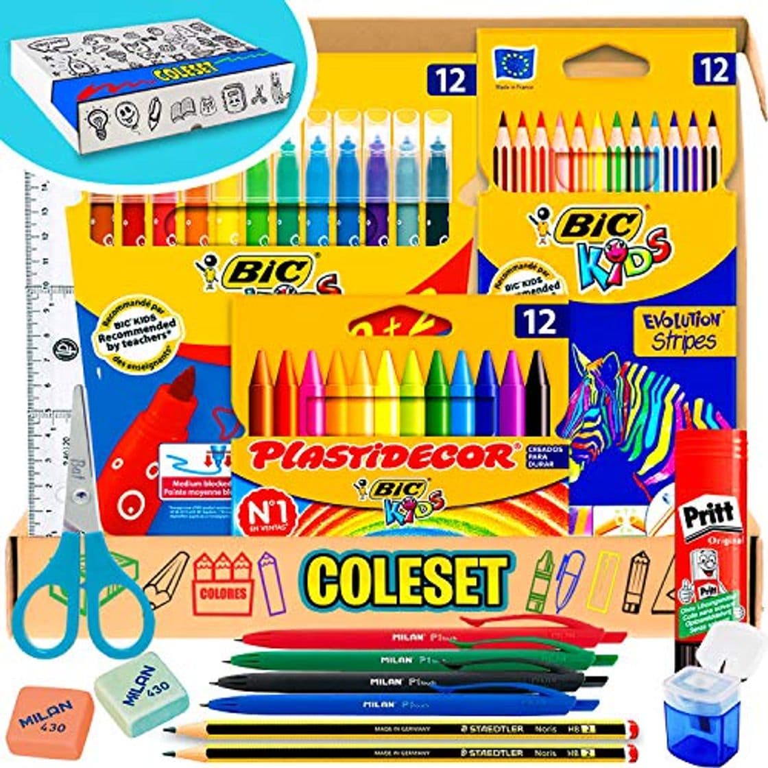 Producto Pack vuelta al cole y Pack material escolar Papeleria - Material colegio