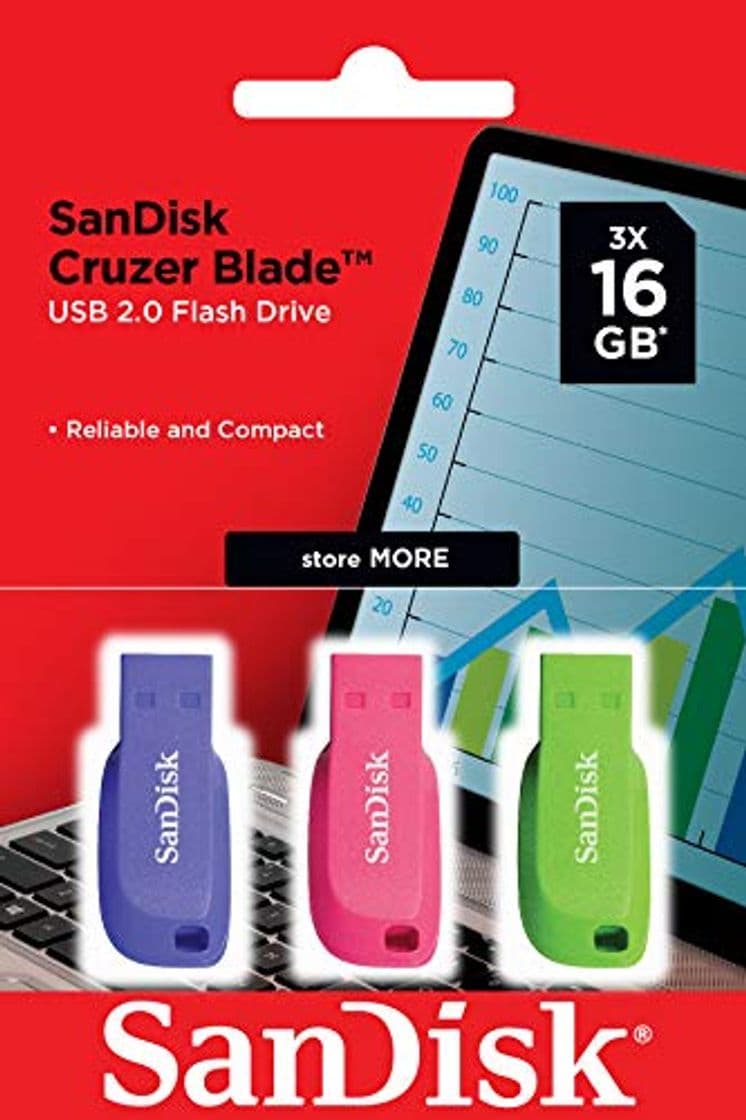 Electrónica SanDisk Cruzer Blade- Memoria USB 2.0