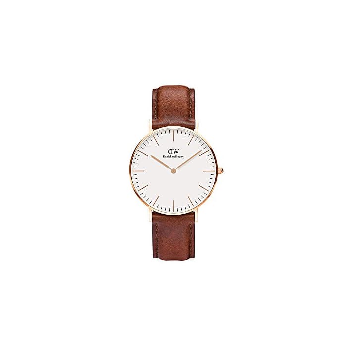 Fashion Daniel Wellington - Reloj analógico para mujer de cuero