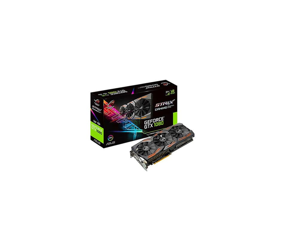 Electronic ASUS STRIX-GTX1080-A8G-GAMING - Tarjeta gráfica