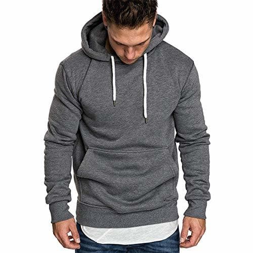 Fashion WYPAN Sudadera con Capucha para Hombre Sudadera con Capucha Jersey con Capucha