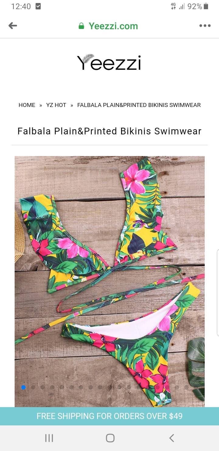 Fashion Bikini flower