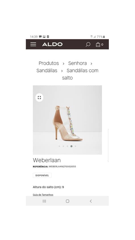 Producto Sandália weberlaan