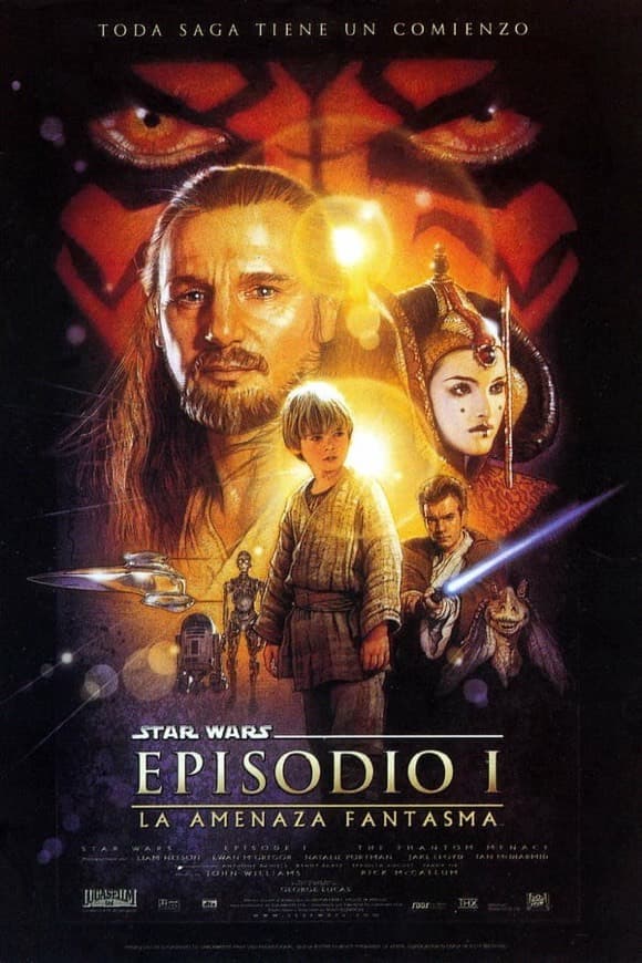 Película Star Wars Episode I:  La Amenaza Fantasma