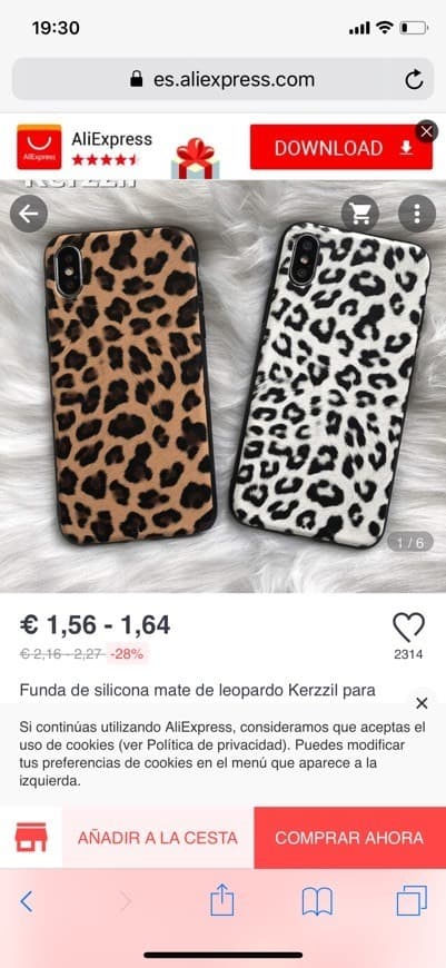 Fashion Funda Leopardo