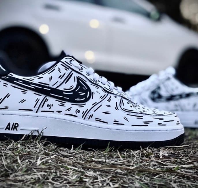 Producto Black and White Sketch Air Force 1