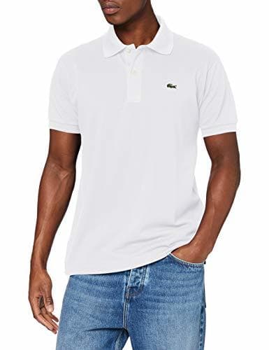 Moda Lacoste L1212 Camiseta Polo, Negro