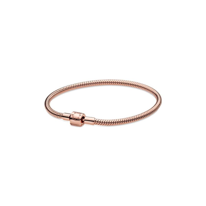 Product Pulseira moments snake com fecho barril pandora rose