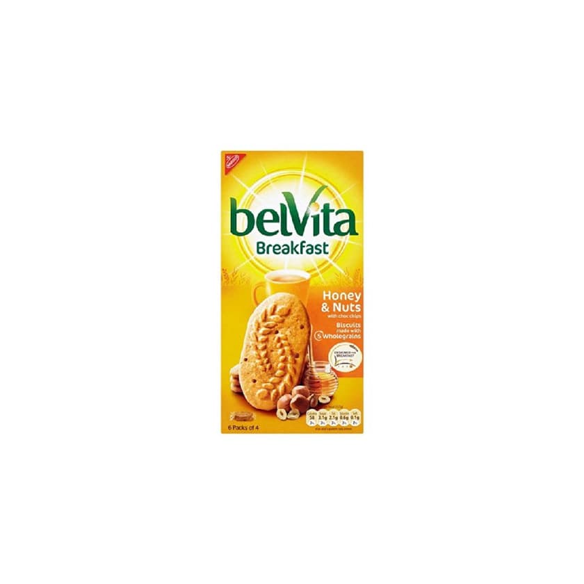 Producto Belvita miel y nuez desayuno Galletas 6 x 50g