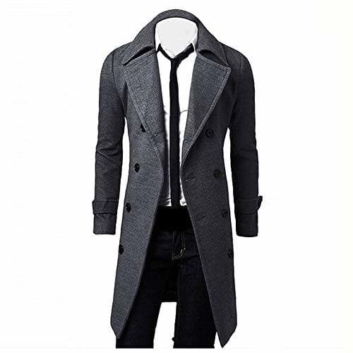 Moda Hombre Invierno Abrigo,JiaMeng Chaqueta para Hombre,Ligero Chaqueta Abajo Cálido Trinchera de Invierno