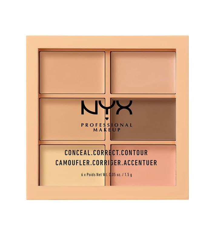 Fashion NYX Professional Paleta de correctores y contouring