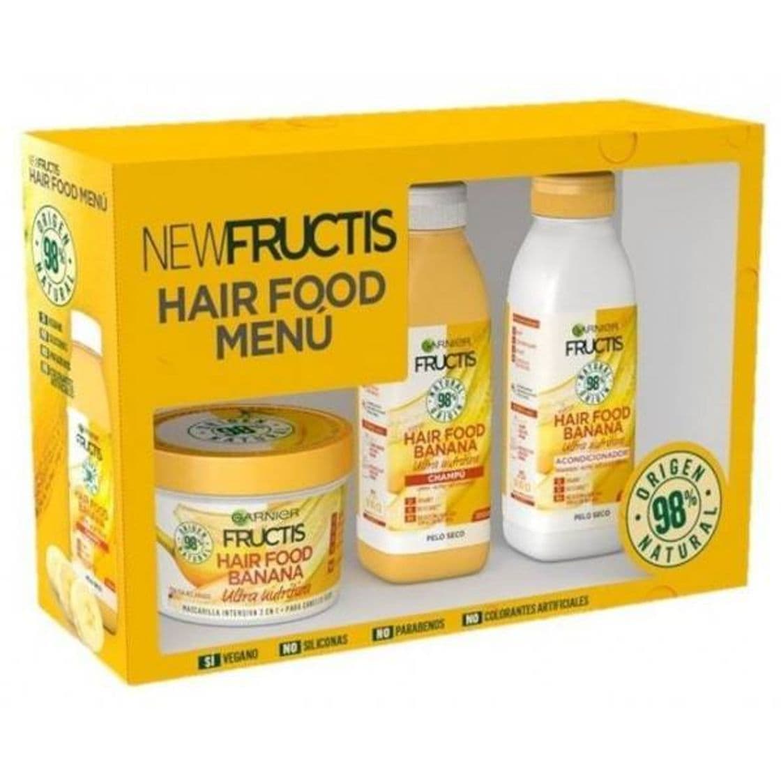 Fashion Estuche Hair Food Menu Banana Fructis precio 9,99€