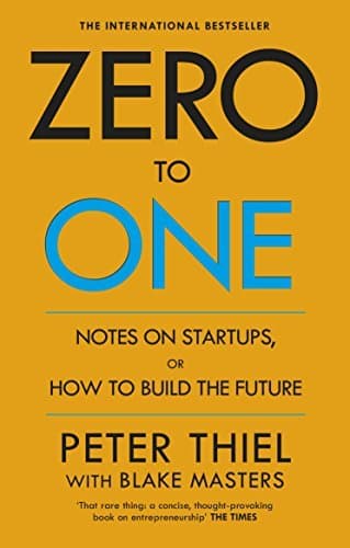 Libro Zero To One. Notes On Start Ups