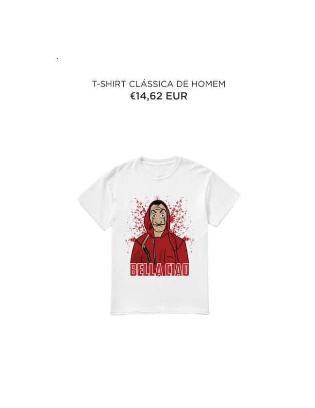 Product LA CASA DE PAPEL tshirt