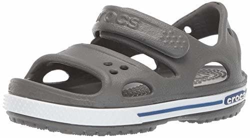 Place Crocs Crocband II Sandal PS K, Sandalias Unisex Niños, Gris