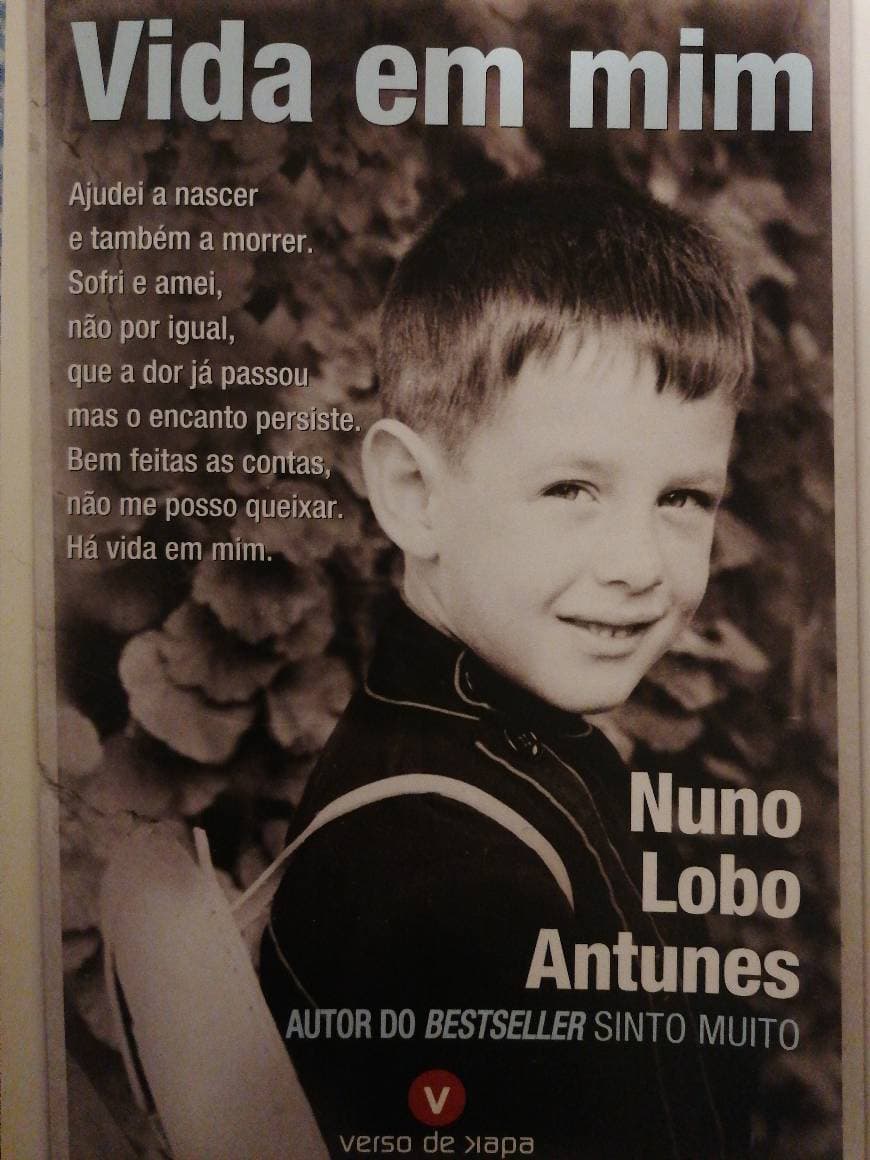 Libro Vida Em Mim  Nuno Lobo Antunes