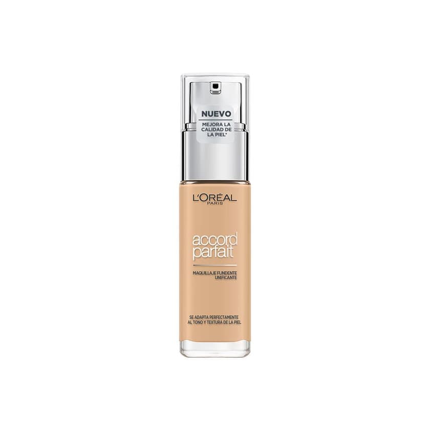 Beauty L'Oréal Accord Perfect Paris Maquillaje Fluido, Tono: 2R Vanille Rose