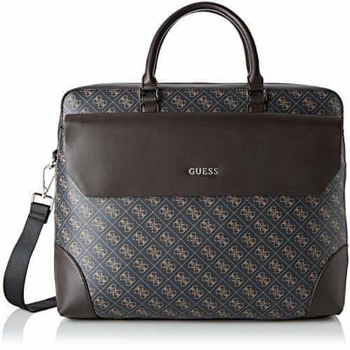 Moda Guess - Manhattan Logo, Fundas de carnés Hombre, Marrón