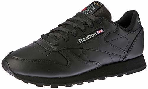 Fashion Reebok Classic Leather Zapatillas, Mujer, Negro