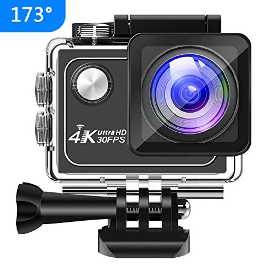 Producto Panlelo V1 Sports Camera Sport Recorder Underwater Camera Car Extreme Camera Action Camera DV Camcorder 173 Degree 16MP 4K 30FPS Wide Angle Large len WiFi 7 Layer Glass HD Waterproof Underwater 30M