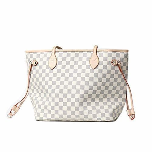 Elemento de la categoría hogar AH-Backpack Neverfull Style Damier Tote Un Hombro Bolsa de Almacenamiento para Mujer