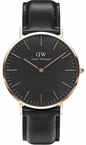 Fashion Daniel Wellington Reloj Analógico para Unisex de Cuarzo con Correa en Cuero