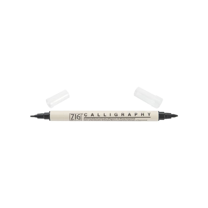 Product Zig Memory System Calligraphy Dual-Tip Marker Black