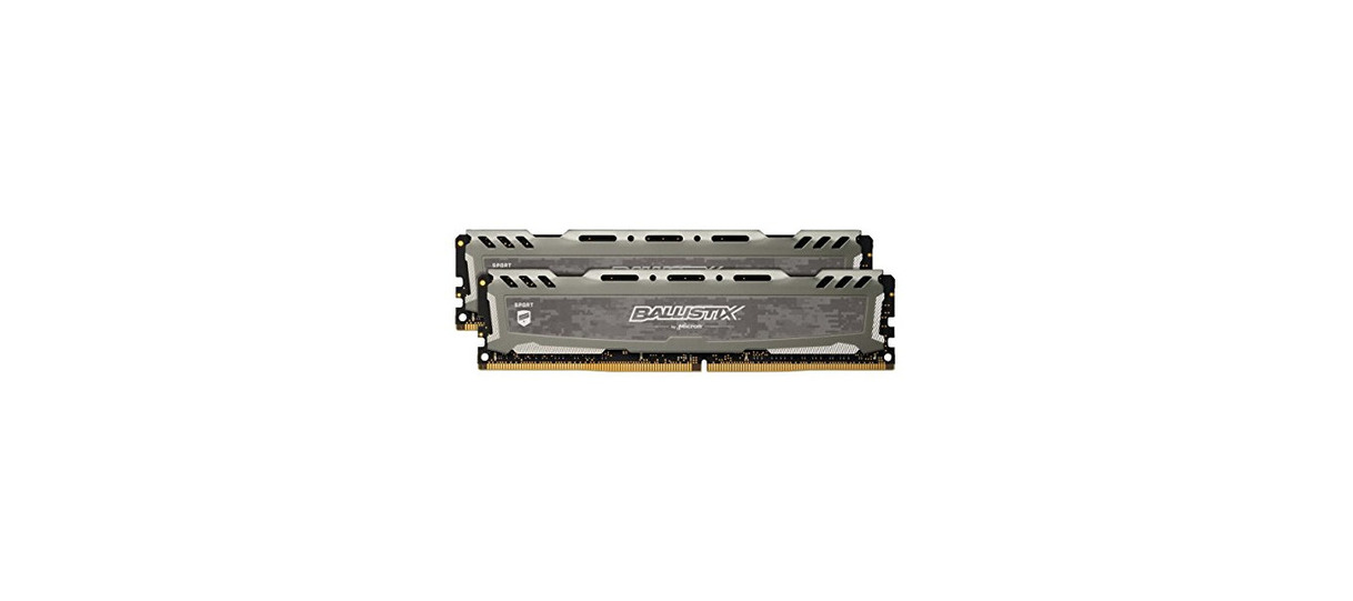 Electrónica Crucial Ballistix Sport LT BLS2K8G4D32AESBK 3200 MHz, DDR4, DRAM, Memoria Gamer Kit