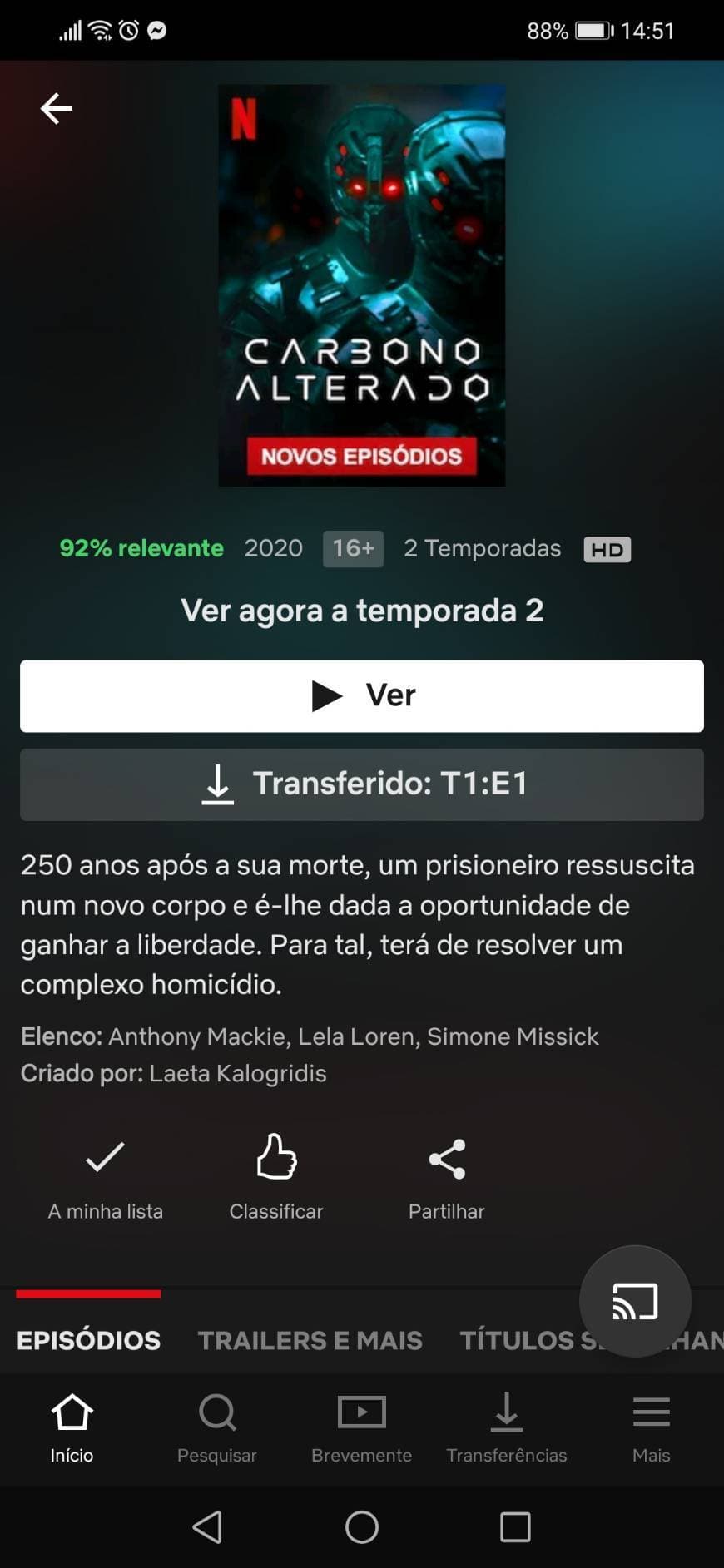 Serie Altered Carbon