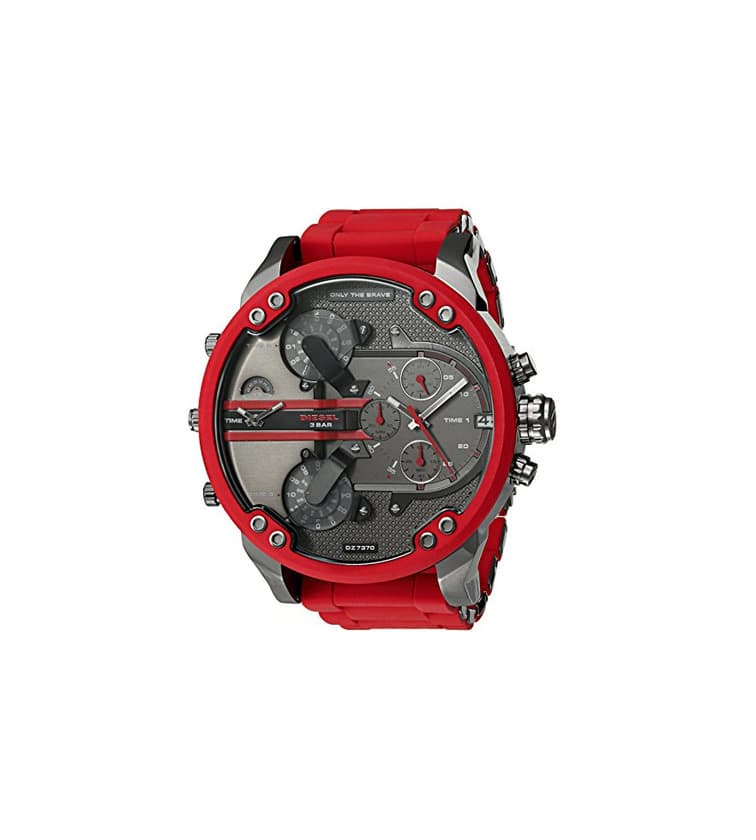 Fashion Diesel Reloj analogico para Hombre de Cuarzo con Correa en Silicona DZ7370