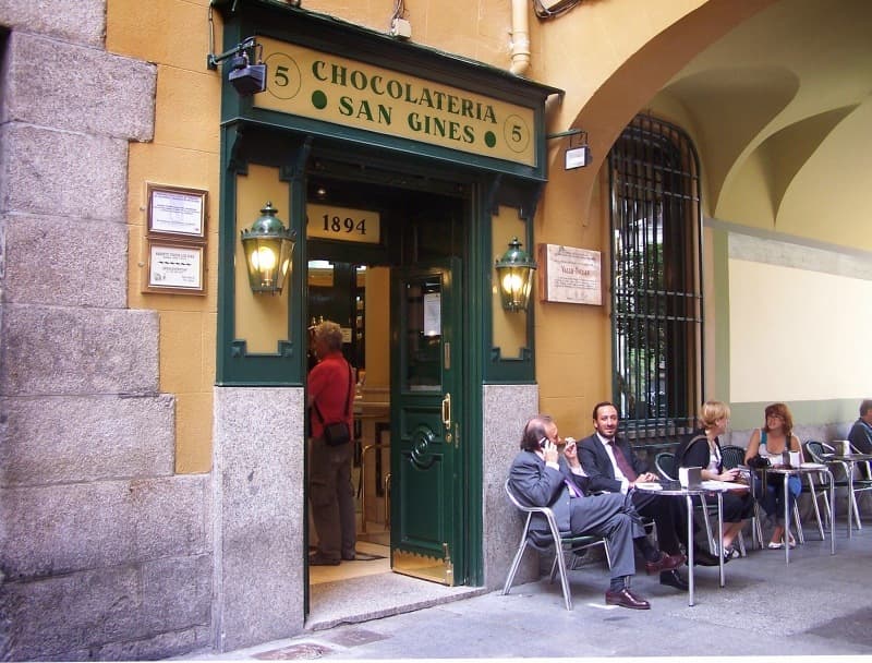 Restaurantes Chocolatería San Ginés