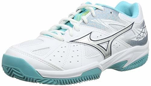 Fitness Mizuno Break Shot 2 CC, Zapatillas de Tenis para Mujer, Blanco