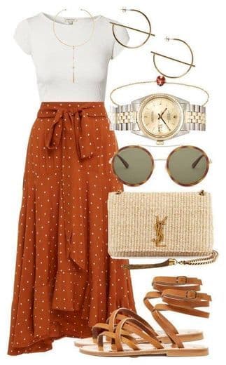 Fashion Long skirt outfit