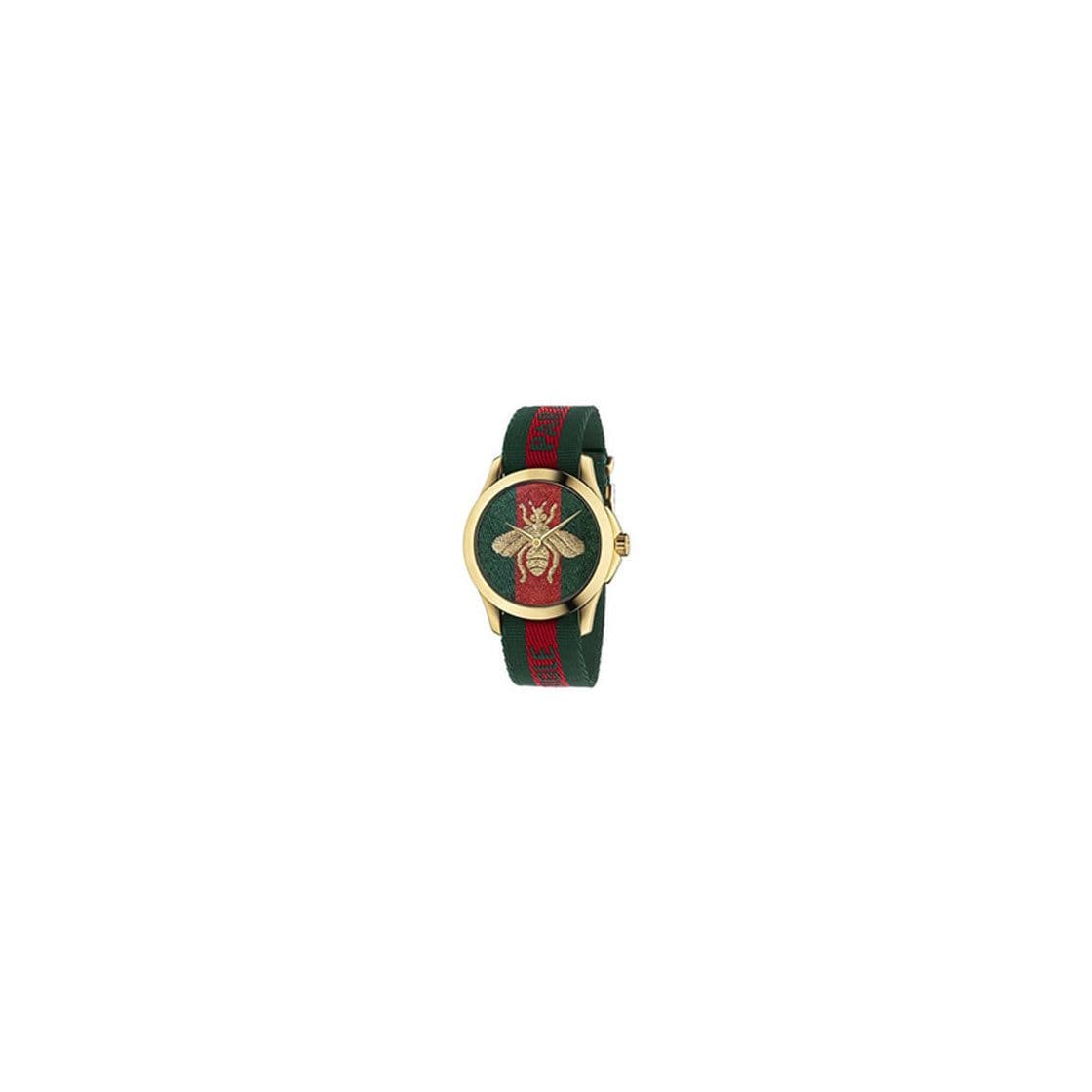 Moda Gucci Reloj Análogo clásico para Unisex de Cuarzo con Correa en Nailon