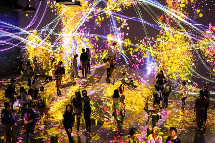 Lugar teamLab Borderless Tokyo: MORI Building DIGITAL ART MUSEUM