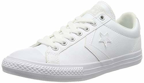 Fashion Converse Lifestyle Star Player Ev Ox, Zapatillas Unisex niño, Blanco