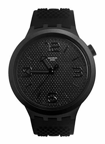 Fashion Swatch Reloj Analógico para Hombre de Cuarzo con Correa en Silicona SO27B100