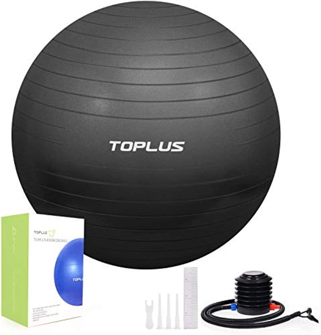 Product TOPLUS Pelota de Gimnasia Anti-Reventones Bola de Yoga Pilates y Ejercicio Balón