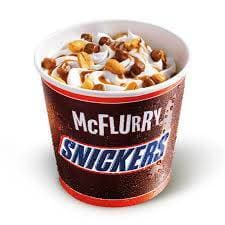 Fashion Mcflurry Snickers 