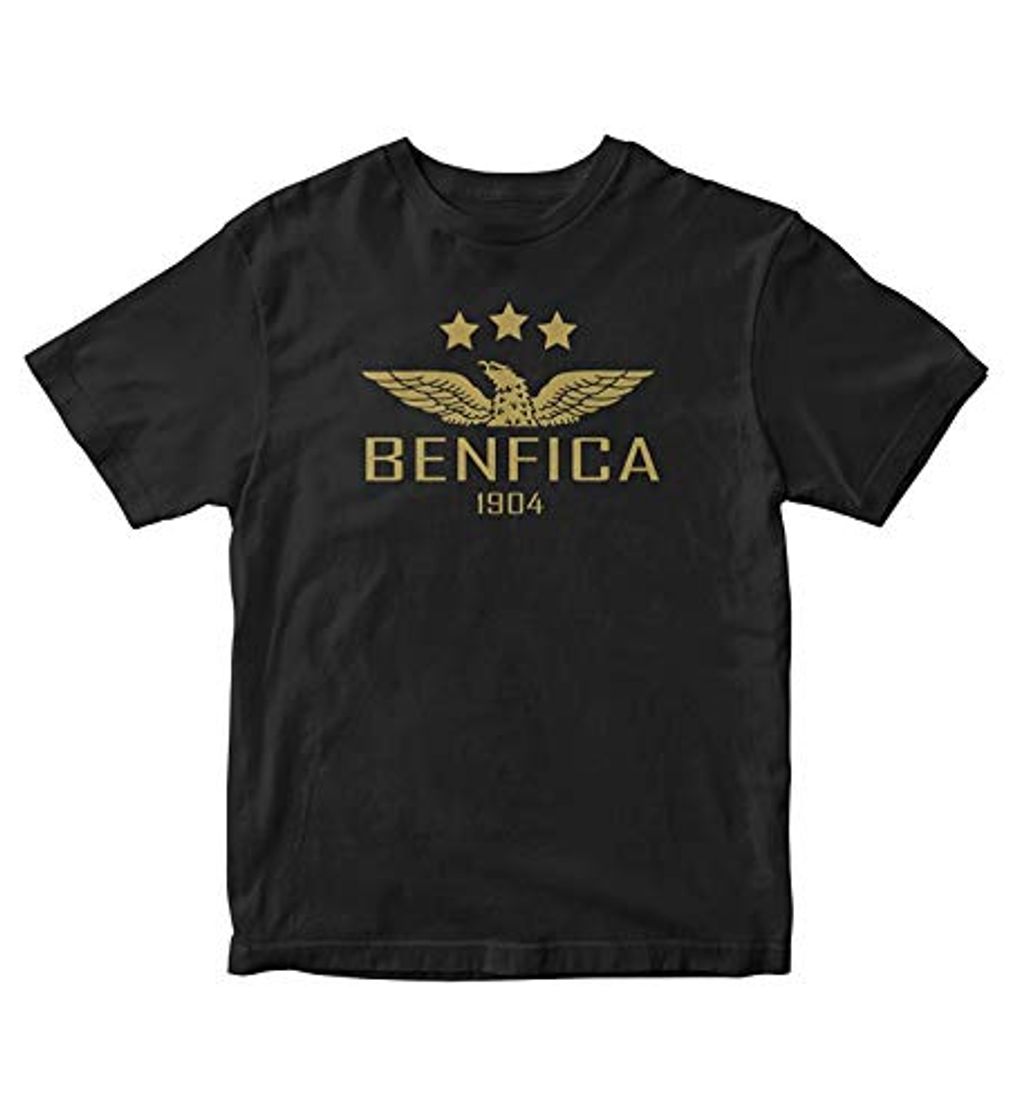 Producto Hombres Benfica SLB Portugal Fútbol Fútbol Hombres Cuello Redondo Camiseta Manga Corta S