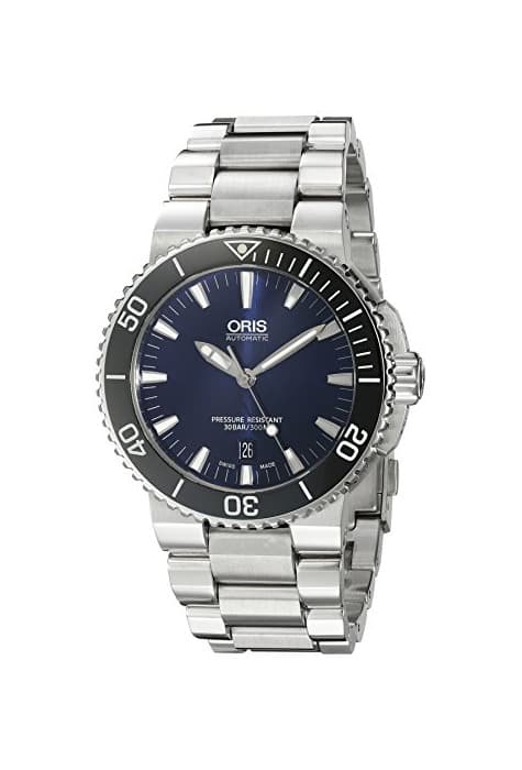 Fashion Oris 'Aquis' Reloj Suizo automático de Buceo de Acero Inoxidable para Hombre,