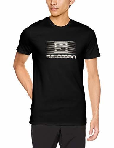 Producto SALOMON Blend Logo SS tee M Camiseta Deportiva de Manga Corta