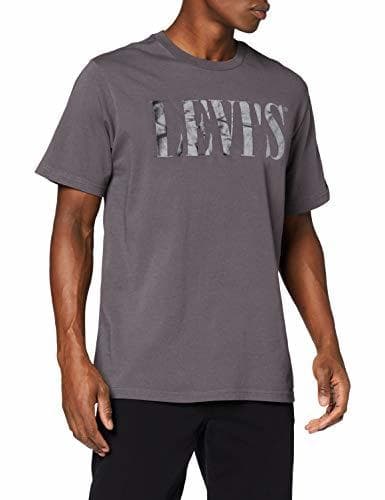 Moda Levi's Relaxed Graphic tee Camiseta, Gris