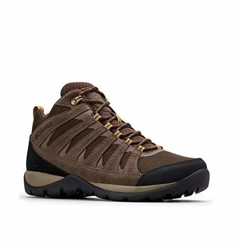 Lugar Columbia Redmond V2 Mid, Botas de Senderismo Impermeables para Hombre, Marrón