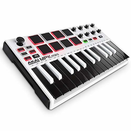 Electronic AKAI Professional MPK MINI MKII LE White - Teclado Controlador MIDI USB