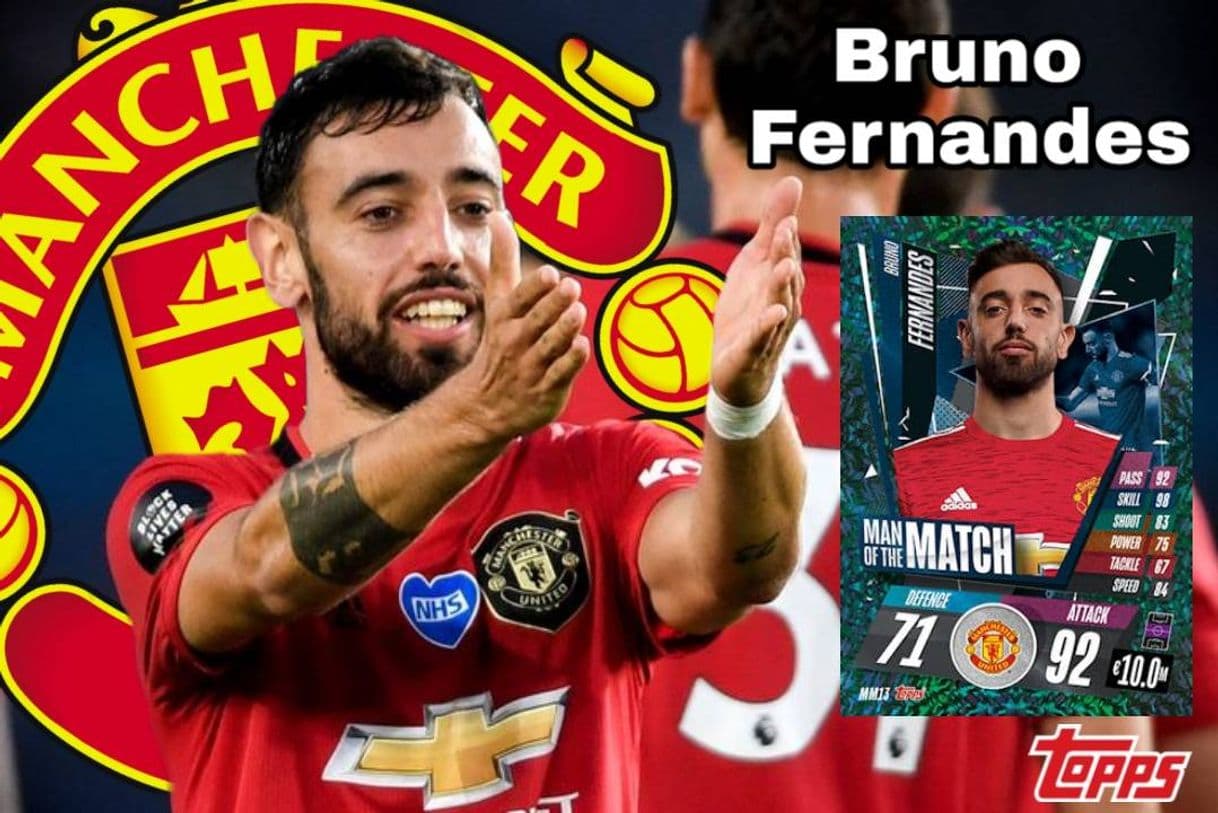 Moda Bruno Fernandes - Topps Match Attax