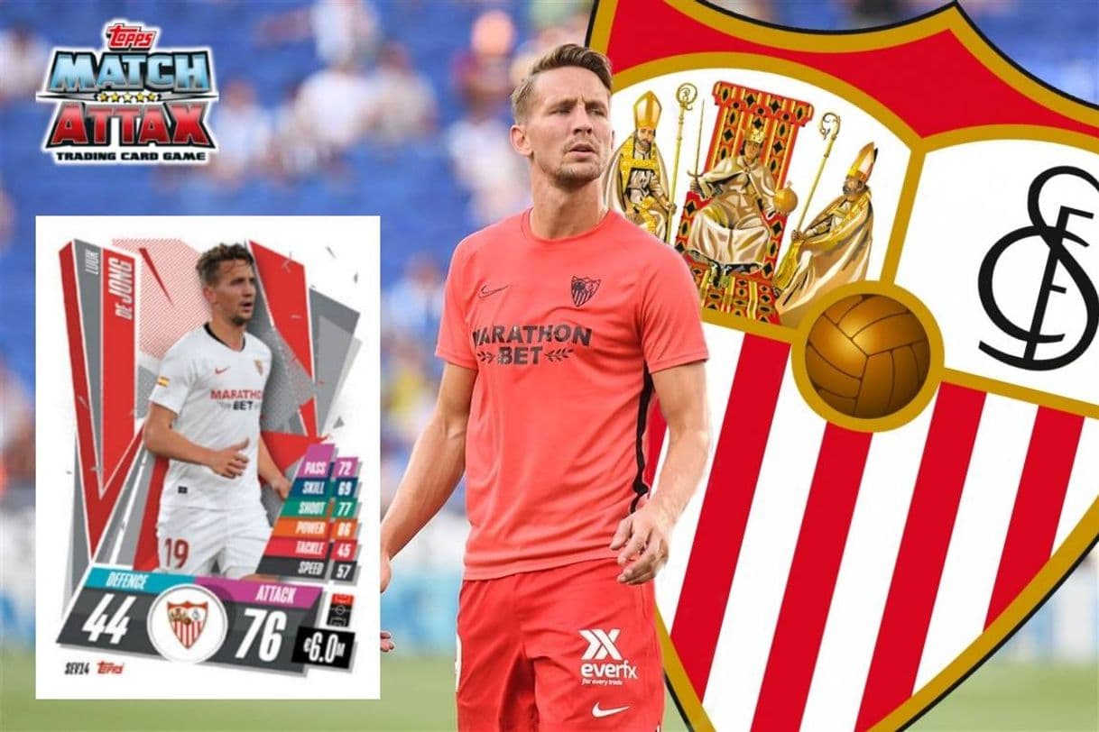 Moda Luuk de Jong - Sevilla FC - Topps Match Attax 