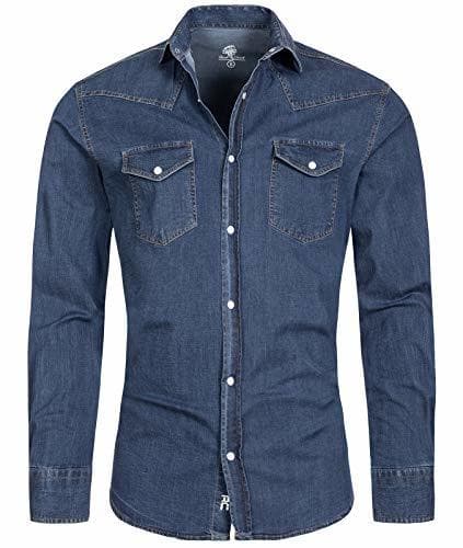 Product Rock Creek - Camisa Vaquera para Hombre